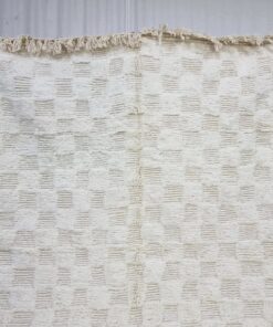 Handwoven White Rug