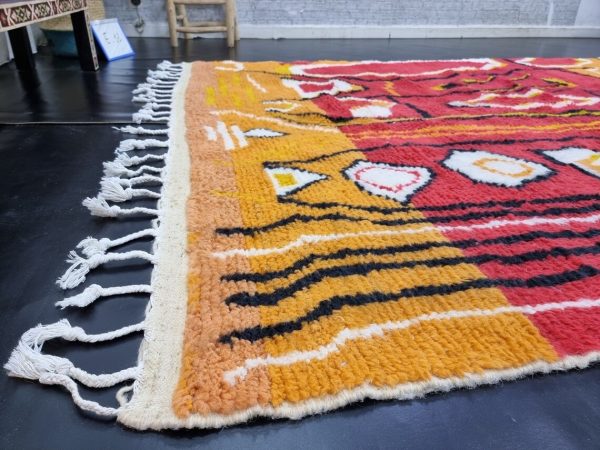 Orange And Red Rug