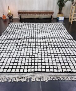 Black And White 7x9 Rug