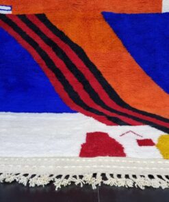 Orange And Blue Rug
