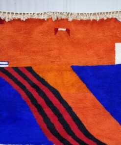 Orange And Blue Rug