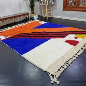 Orange And Blue Rug