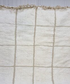 White Checkered Rug