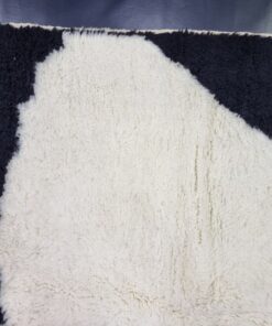 Black And White Abstract Rug