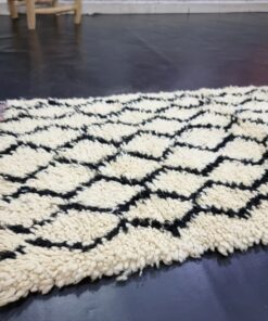 White And Black Rug