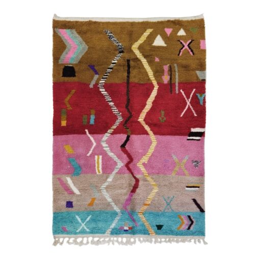 Colorful Wool Geometric Rug