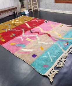 Colorful Wool Geometric Rug