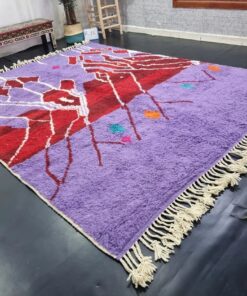 Purple & Red Rug