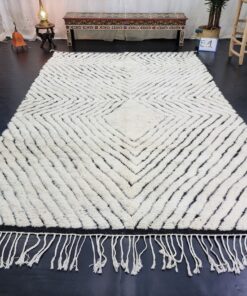 White & Black Rug