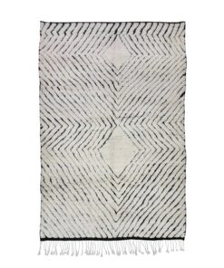 White & Black Rug