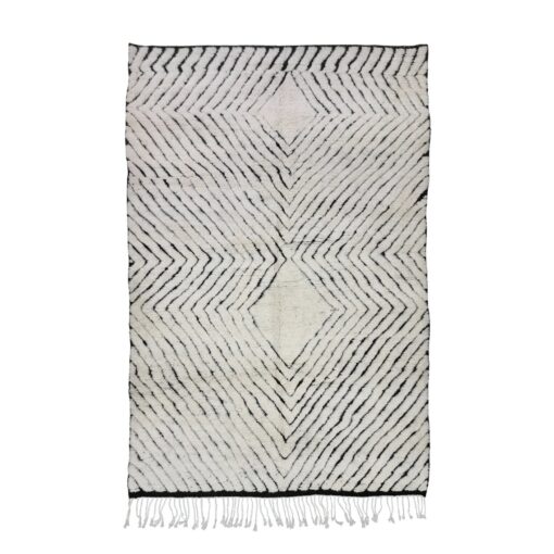 White & Black Rug