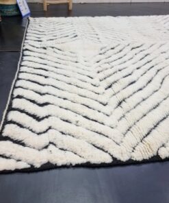 White & Black Rug