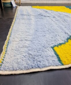 Yellow & Aqua Blue Rug