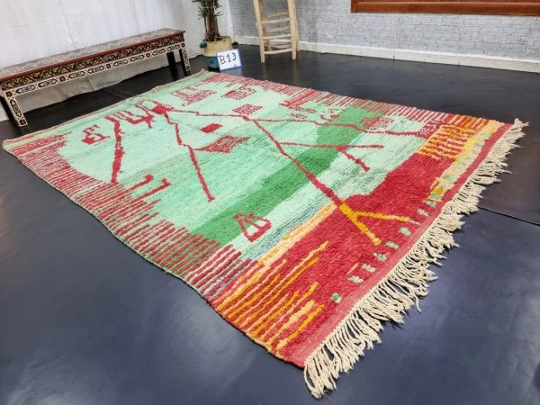 Green And Red rug