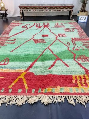 Green And Red rug