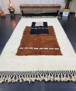 Brown And White Rug