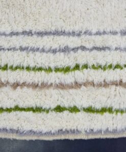 White Striped Rug