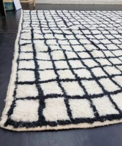 Black And White Checkered Rug