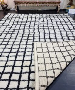 Black And White Checkered Rug