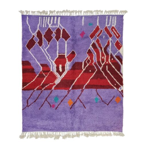 Purple & Red Rug
