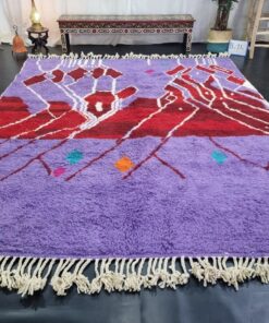 Purple & Red Rug