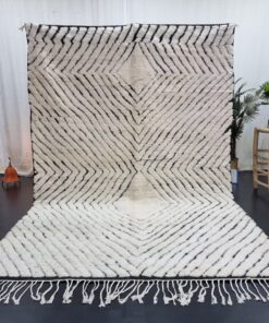 White & Black Rug