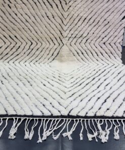 White & Black Rug