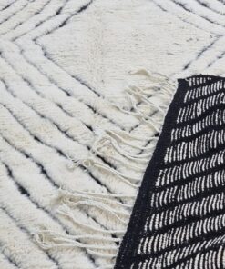 White & Black Rug