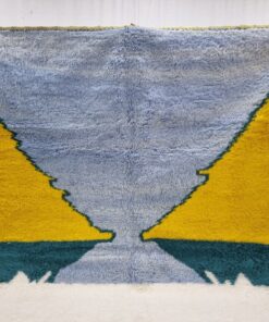 Yellow & Aqua Blue Rug