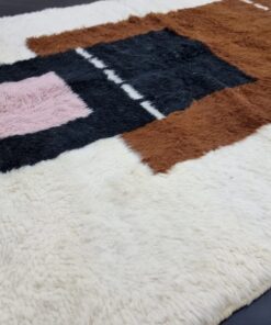 Brown And White Rug