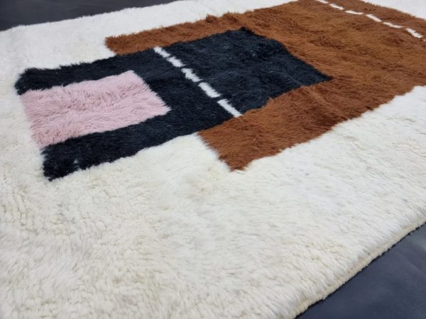 Brown And White Rug