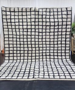 Black And White Checkered Rug