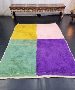 Multicolor Check Rug