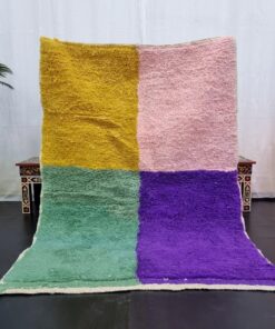 Multicolor Check Rug