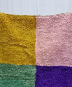 Multicolor Check Rug