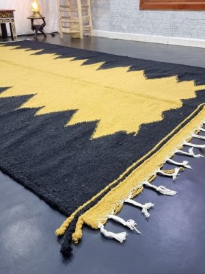 Black and Gold Rug