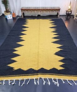 Black and Gold Rug