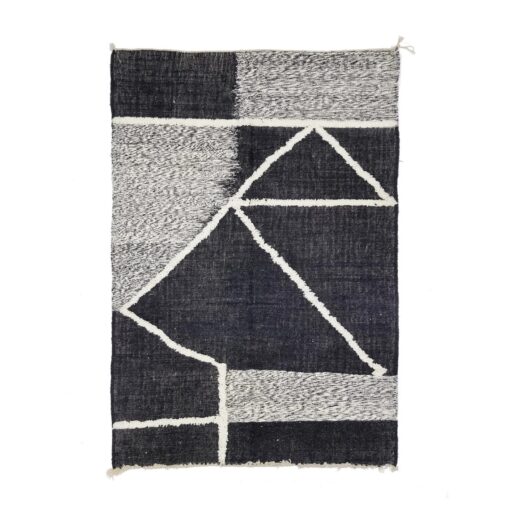 Black & White Geometric Rug