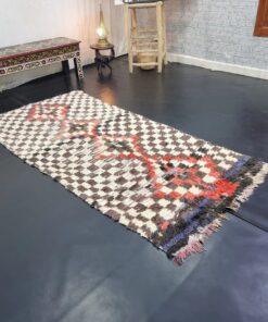 Brown and Red Rug
