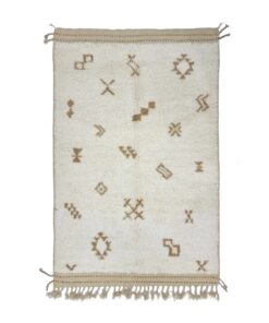 Beige And White Rug