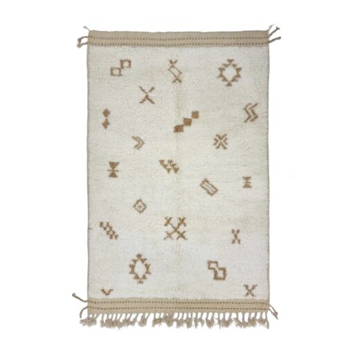Beige And White Rug