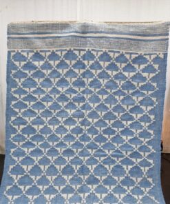 Blue And White Rug