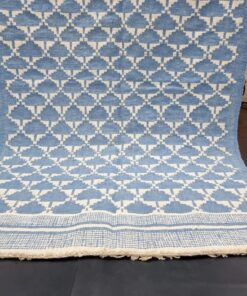 Blue And White Rug