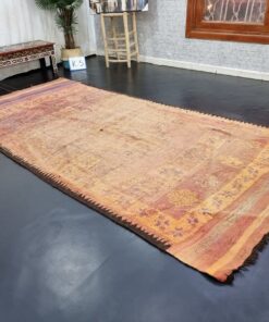 Faded Red & Orange Rug