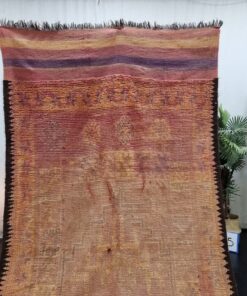 Faded Red & Orange Rug