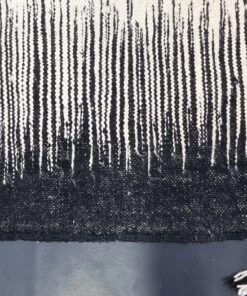 Black And Green Striped Rug