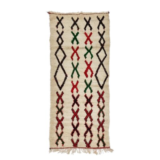 Cream and Red Rug
