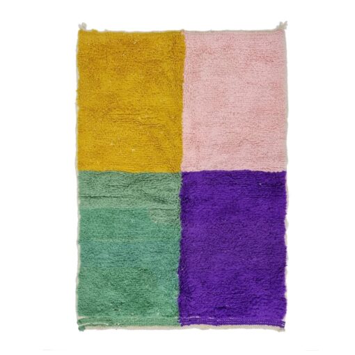Multicolor Check Rug
