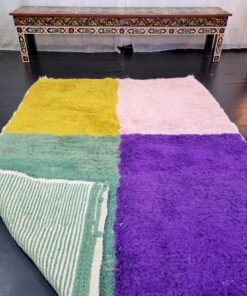 Multicolor Check Rug