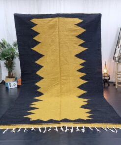 Black and Gold Rug